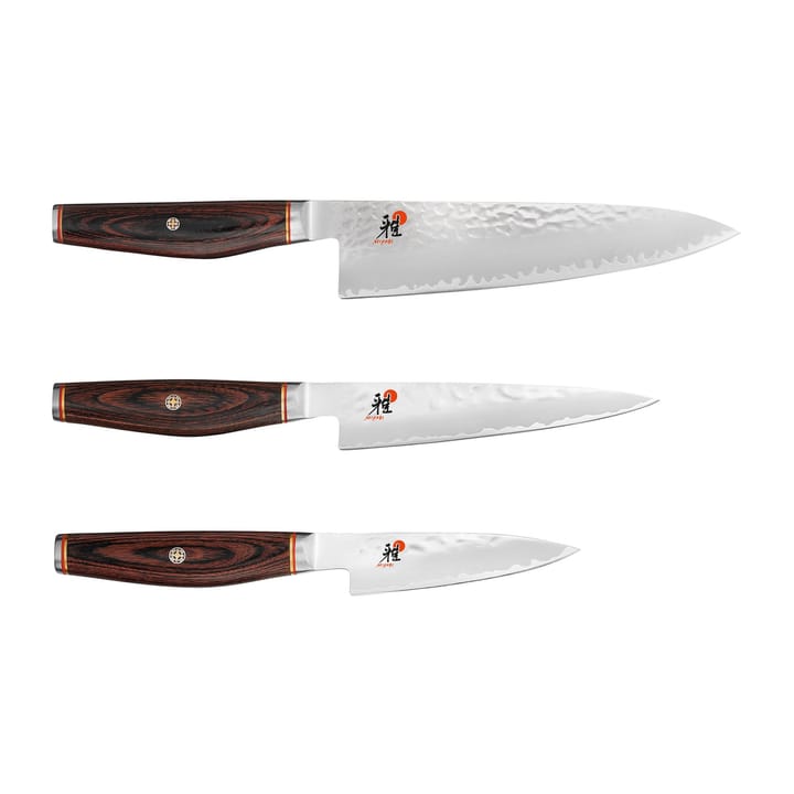 Miyabi Artisan 6000MCT -veitsisetti 3 osaa , Puu Miyabi