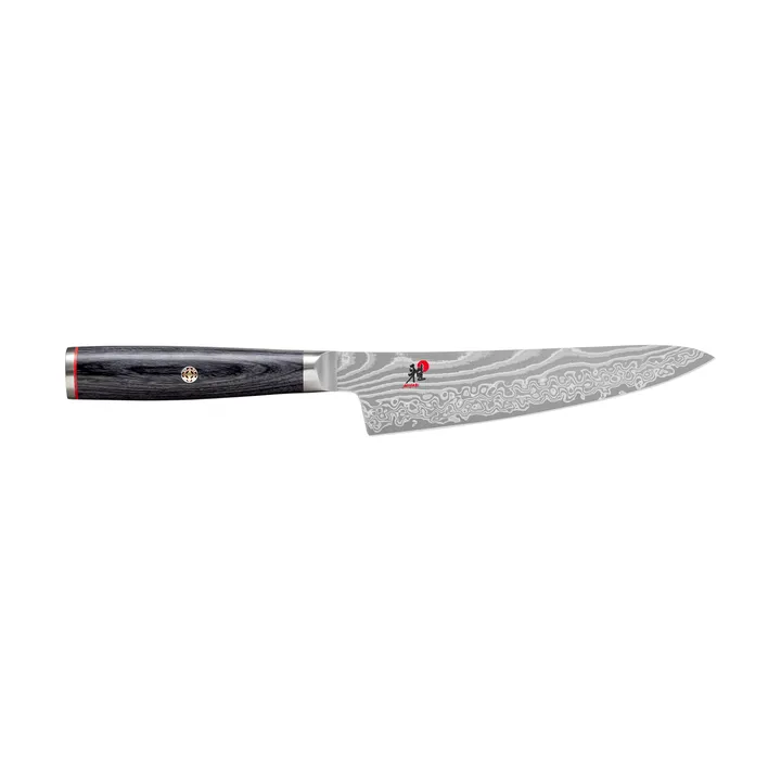 Raw 5000FCD shotoh kuorimisveitsi 14 cm - Damaskus-musta - Miyabi