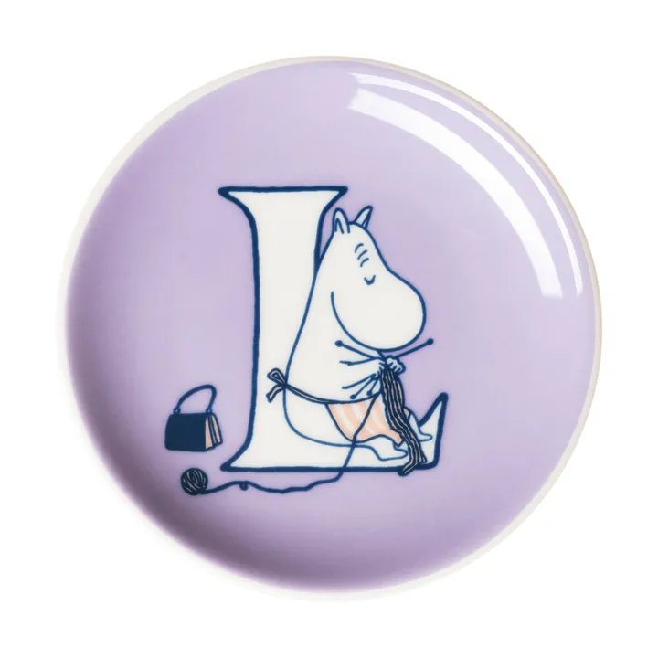 ABC Muumi minilautanen - L, 10,5 cm - Moomin Arabia