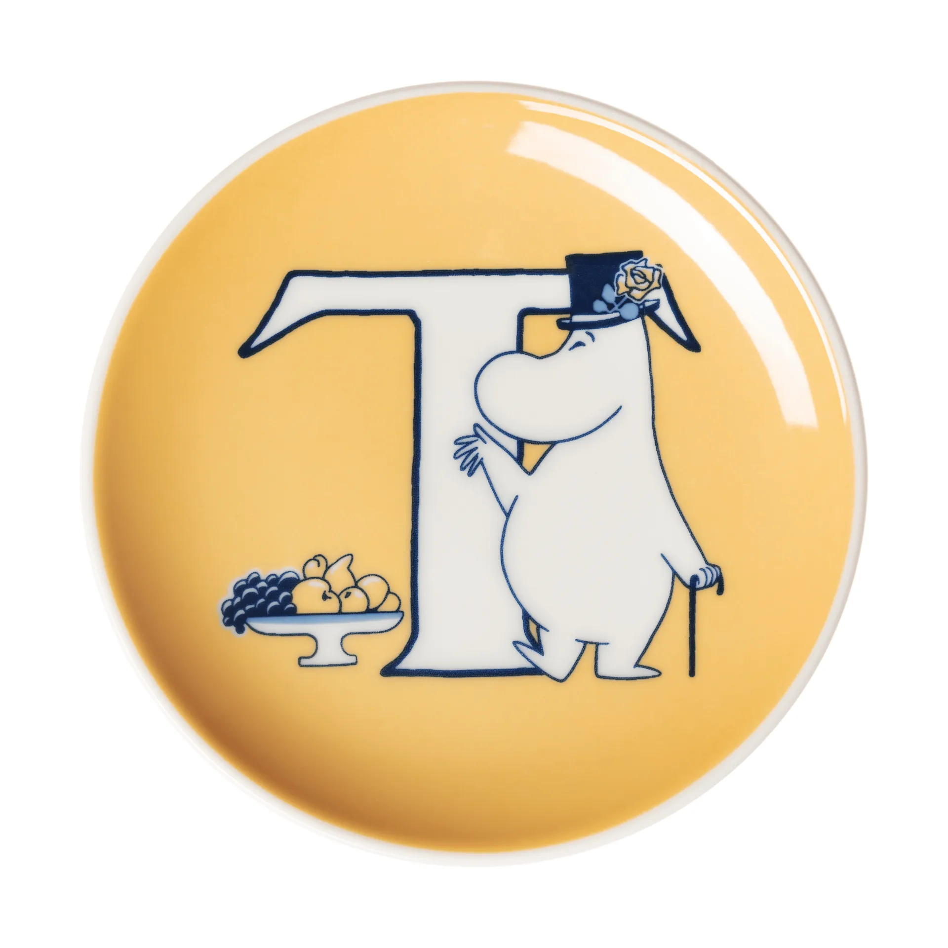 Moomin Arabia ABC Muumi minilautanen T, 10,5 cm