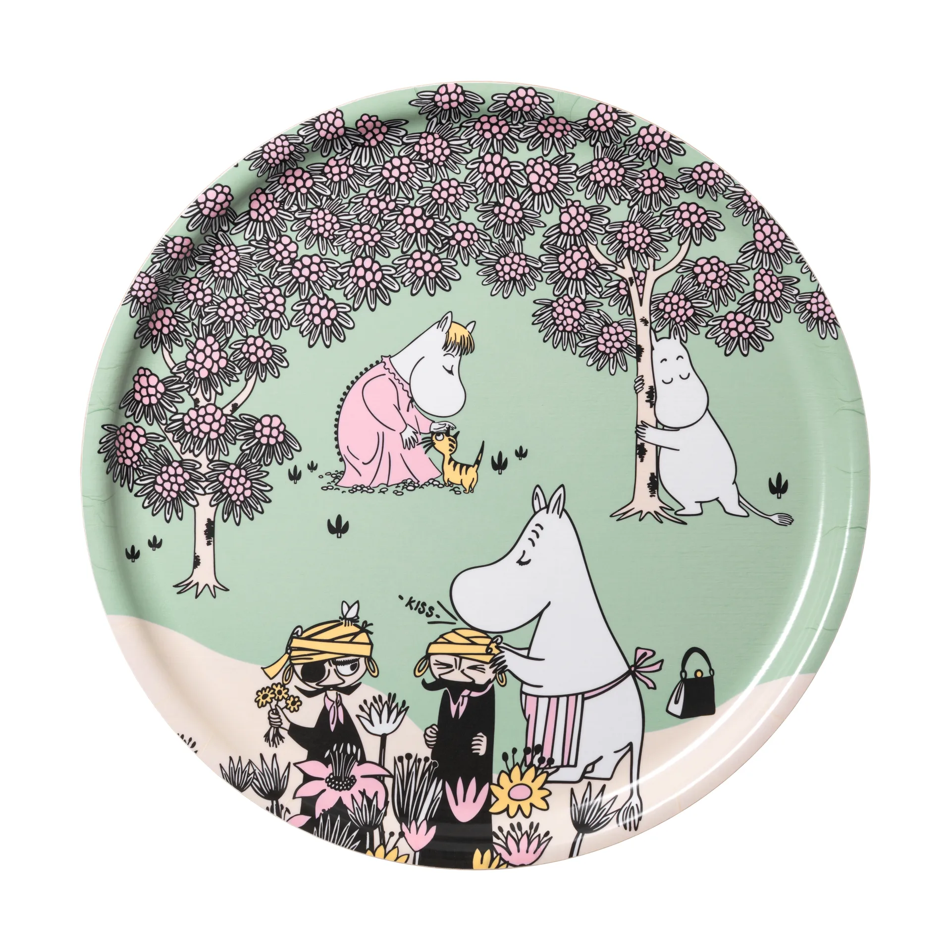 Huolenpito Muumi tarjotin, Ø35 cm Moomin Arabia