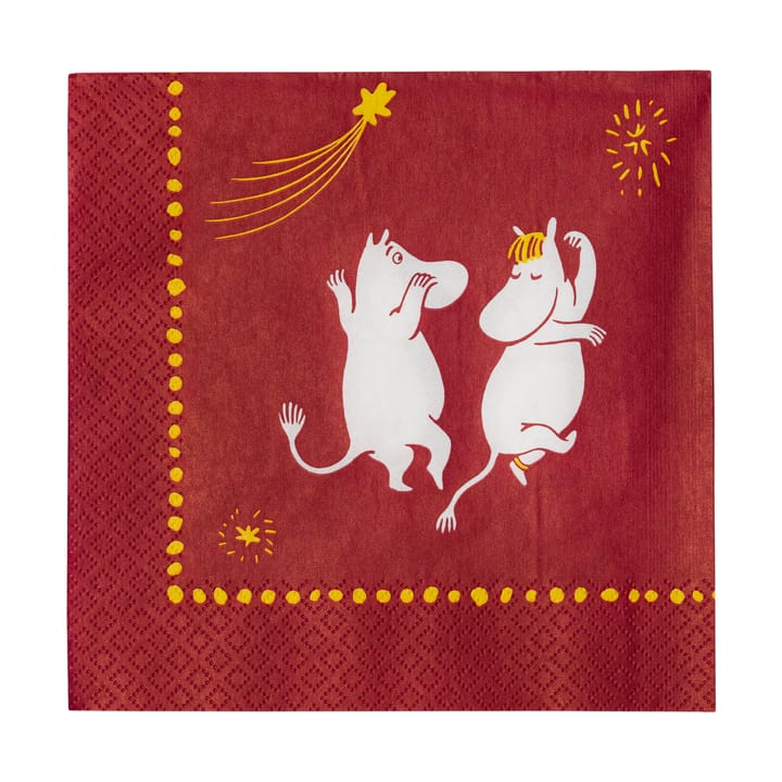 Juhlahetket muumi paperinen servetti 33x33 cm - 20-pakkaus - Moomin Arabia