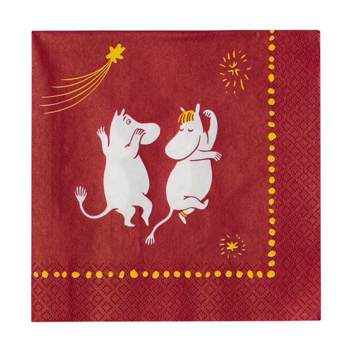 Juhlahetket muumi paperinen servetti 33x33 cm, 20-pakkaus Moomin Arabia