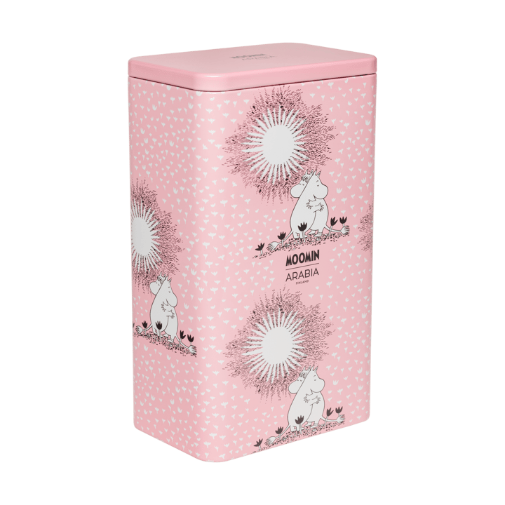 Kärlek muumi kahvipurkki 11,2x7,8x19,2 cm - Vaaleanpunainen - Moomin Arabia