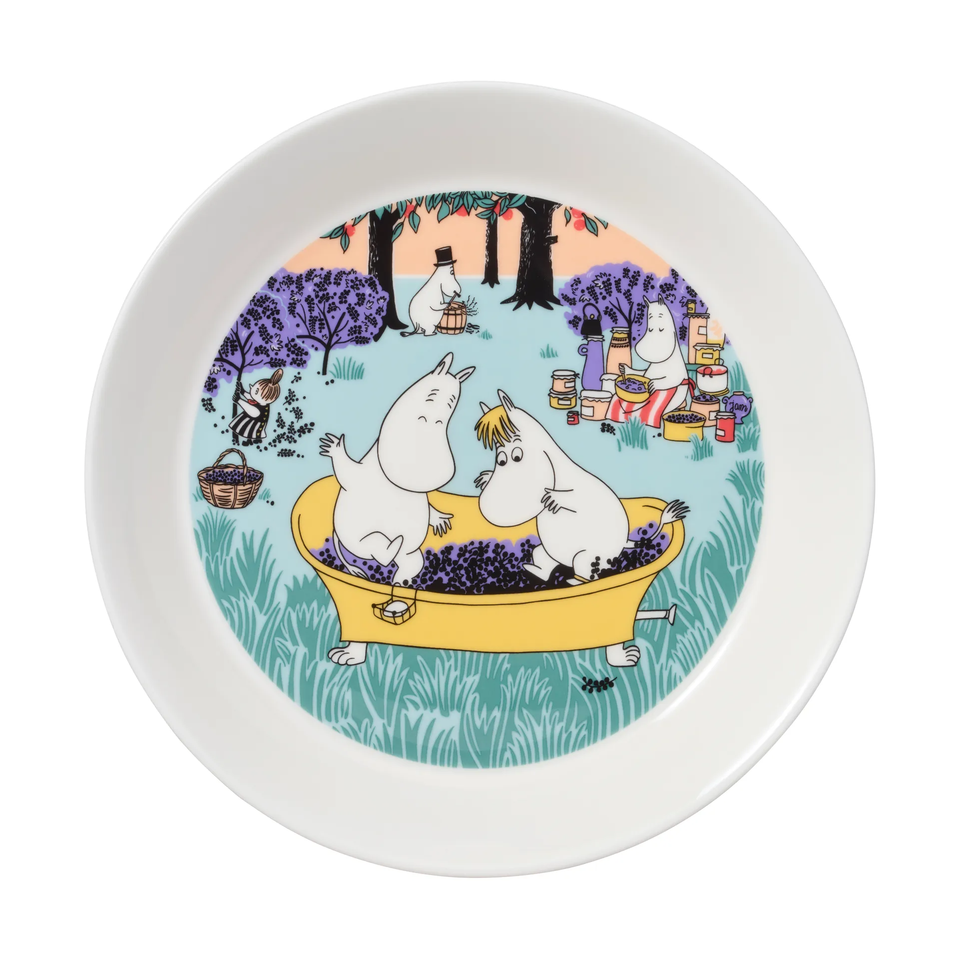 Marjassa Muumi lautanen 2024, Ø19 cm Moomin Arabia