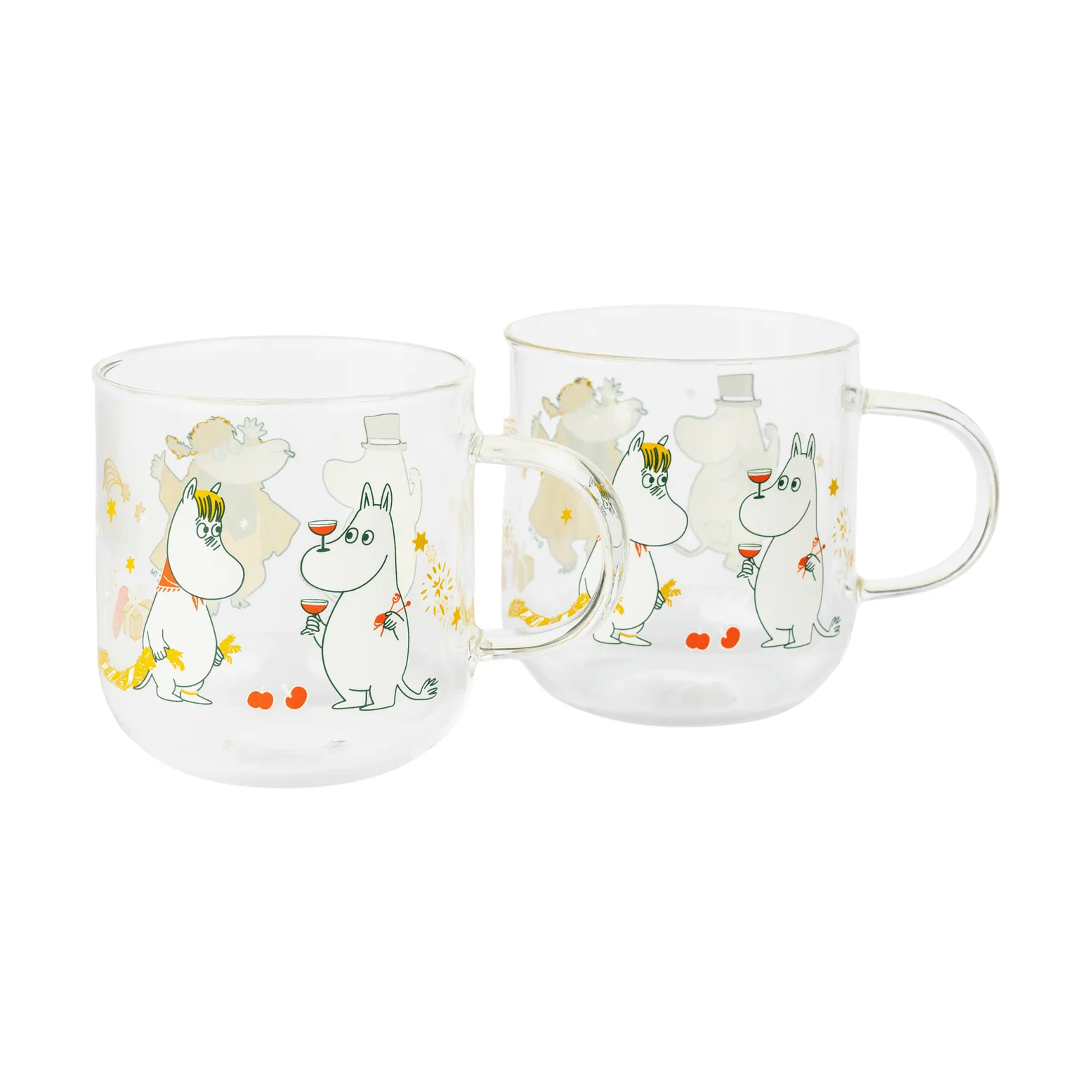 Moomin lasimuki, Rakkauslahja, 30 cl, 2 kpl Moomin Arabia