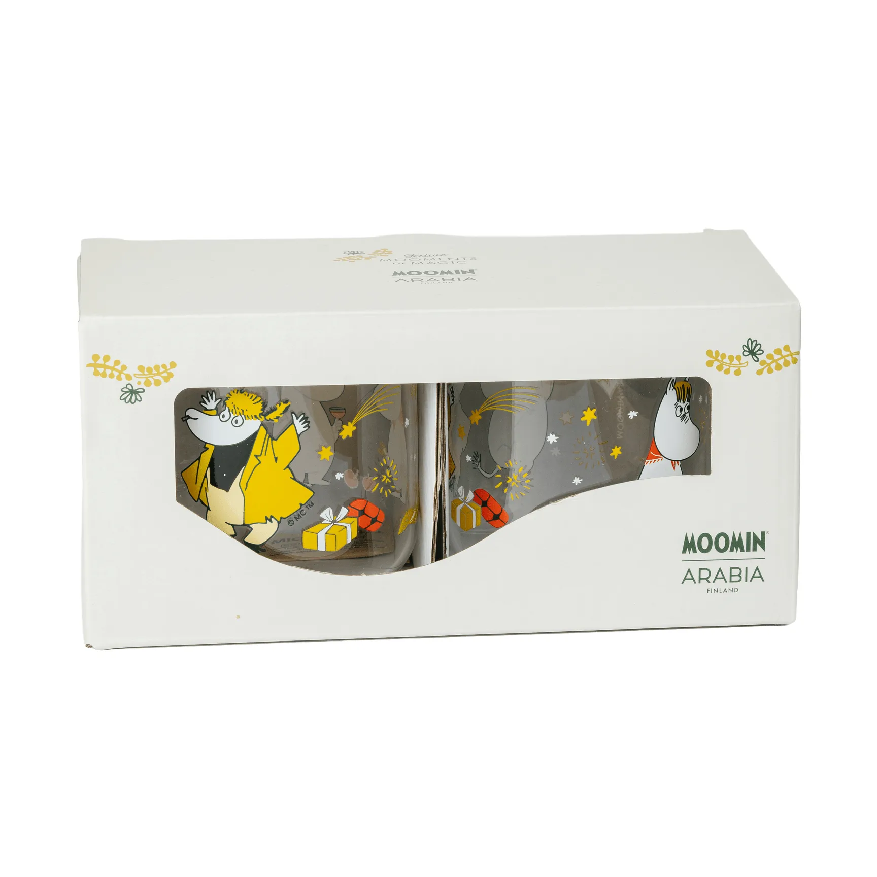 Moomin lasimuki, Rakkauslahja, 30 cl, 2 kpl Moomin Arabia