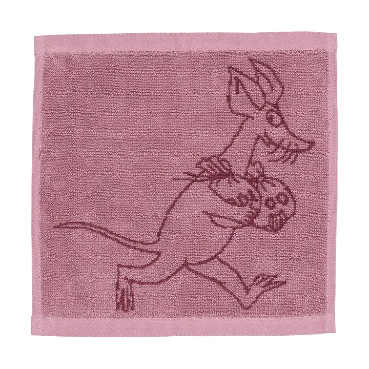 Muumi käsipyyhe 25x25 cm - Sniff, malva - Moomin Arabia