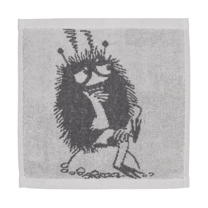 Muumi käsipyyhe 25x25 cm - Stinky, harmaa - Moomin Arabia