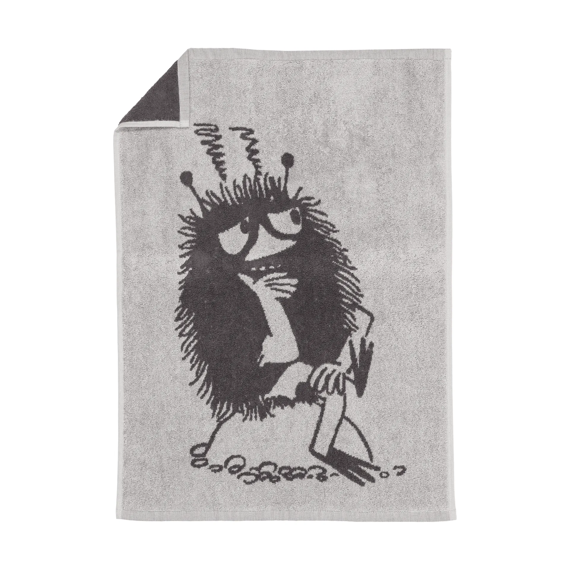 Moomin Arabia Muumi käsipyyhe 50 x 70 cm Stinky, harmaa