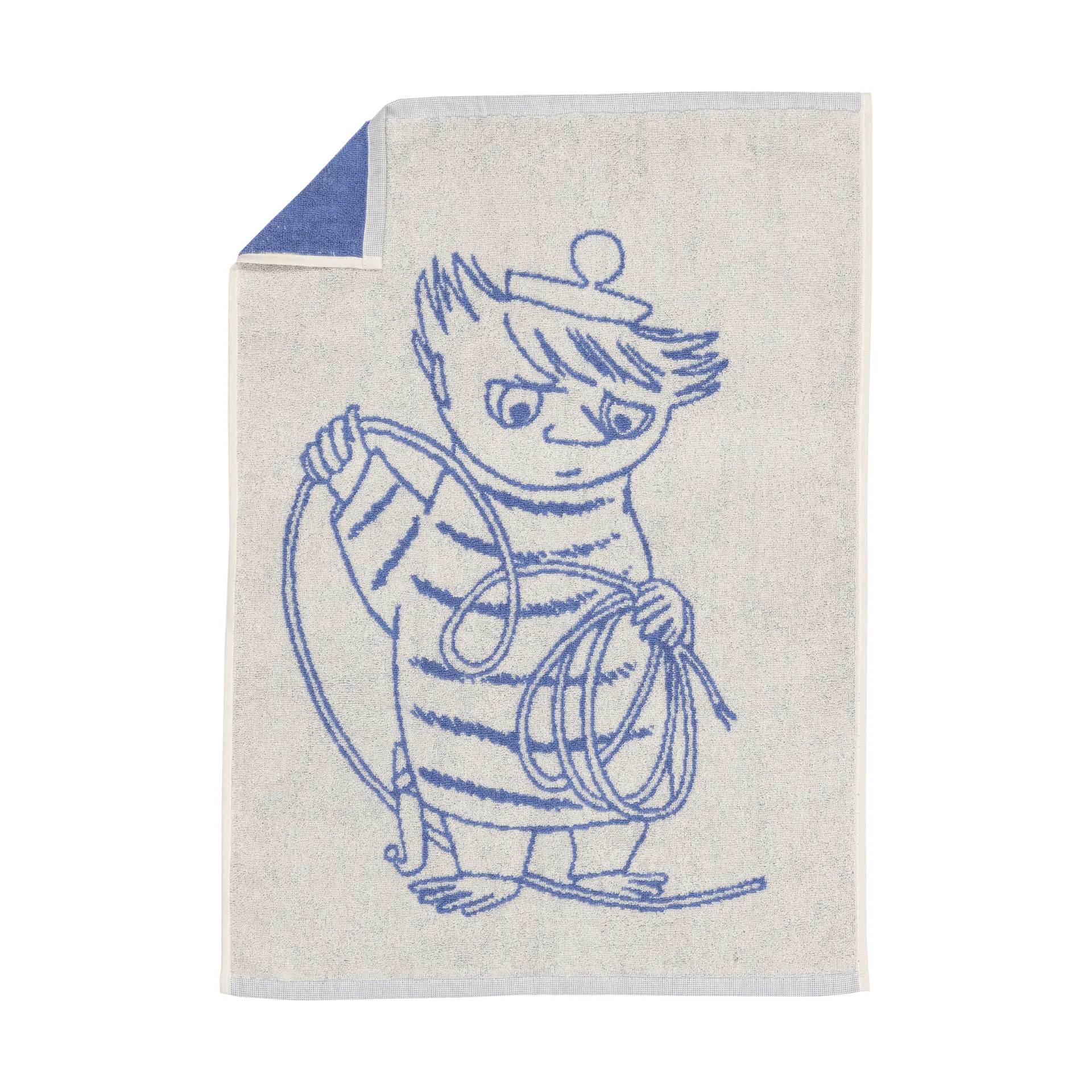 Moomin Arabia Muumi käsipyyhe 50 x 70 cm Too-ticky, sininen