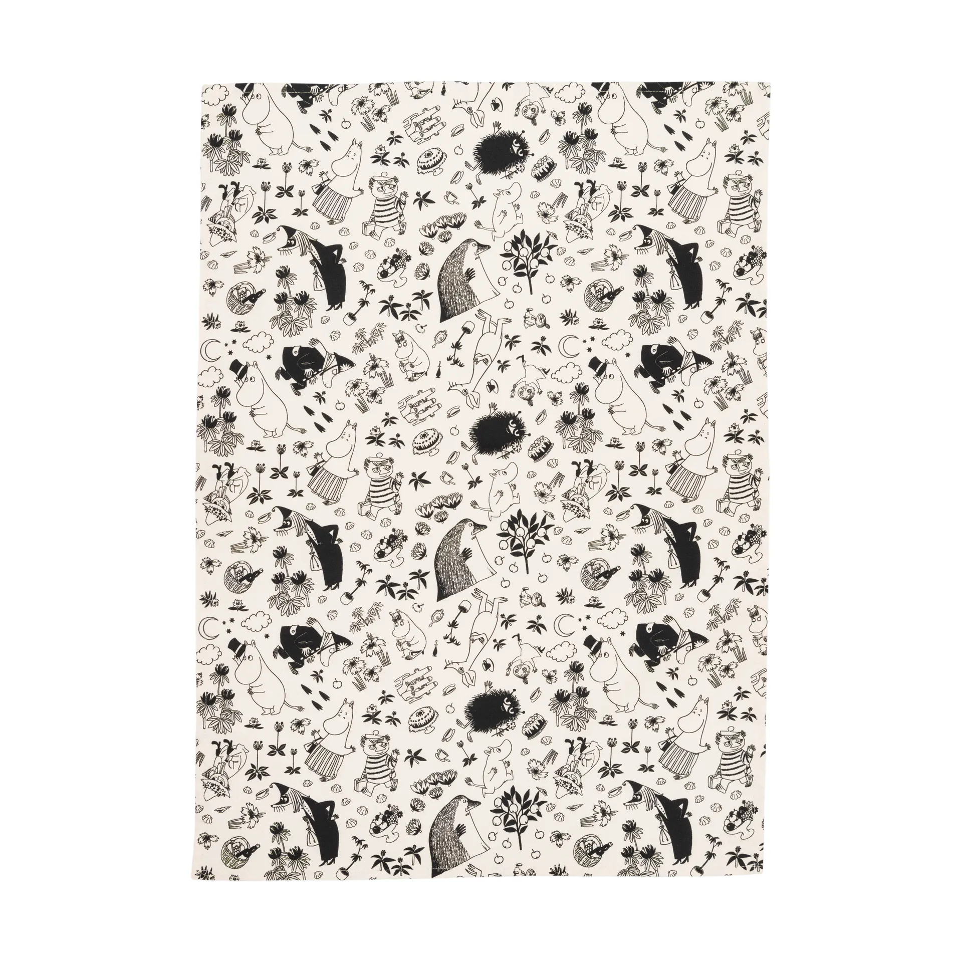 Muumi keittiöpyyhe 50x70 cm, Off-white Moomin Arabia