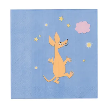 Muumi paperiservetti - Avaruusseikkailu, 20-pack - Moomin Arabia