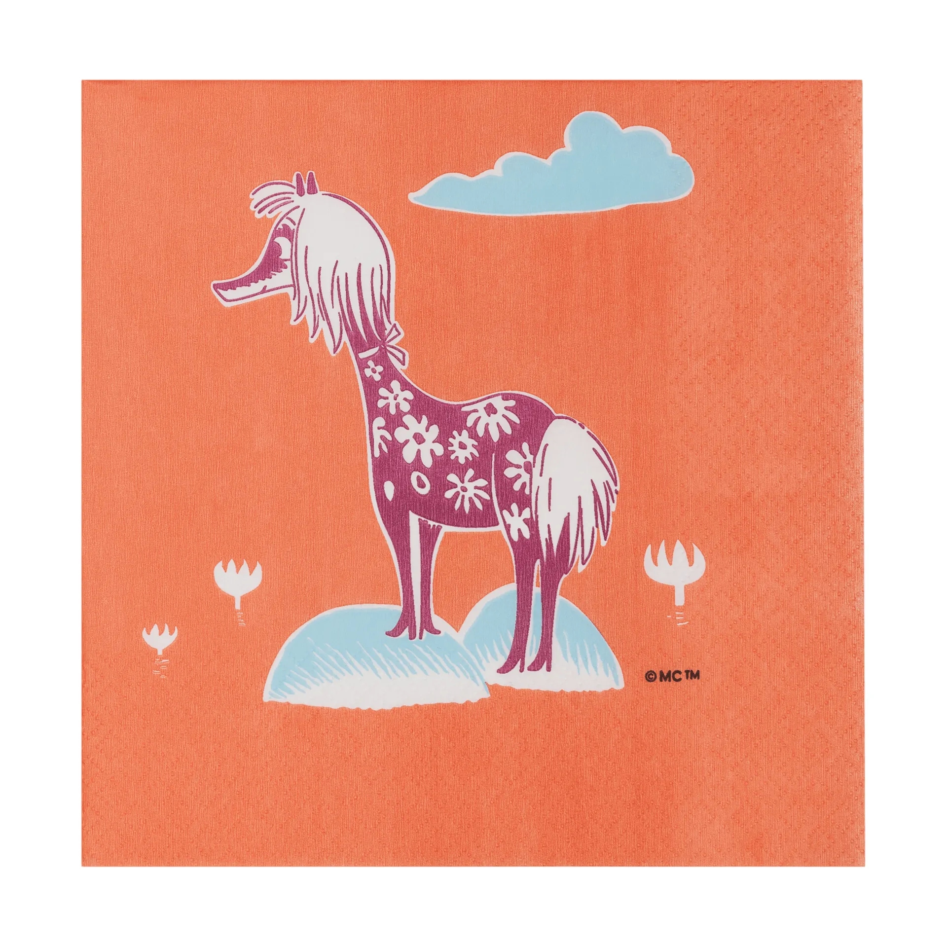 Muumi paperiservetti, Sateenvarjon alla, 20-pack Moomin Arabia