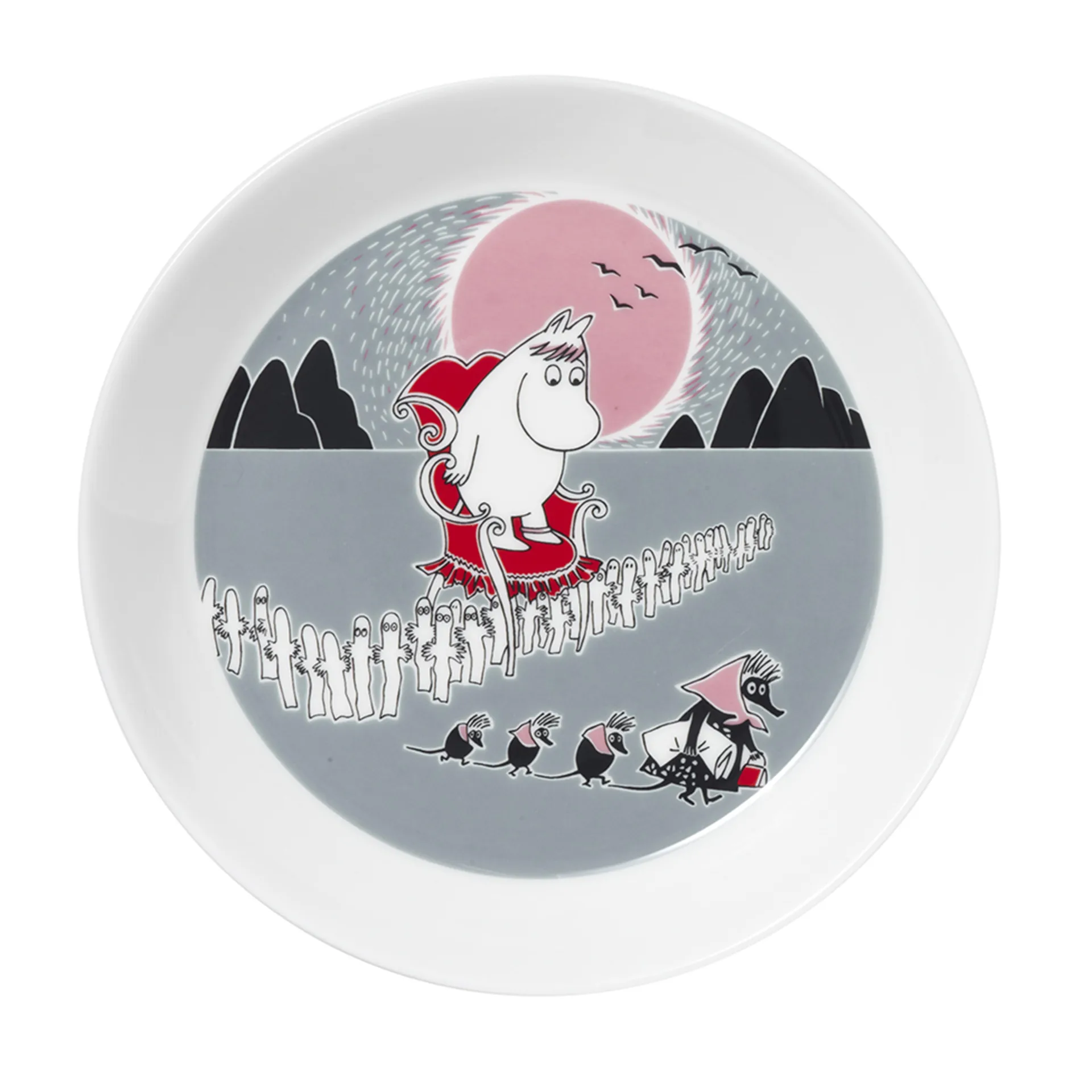 Muumi Seikkailu Muutto lautanen, 19 cm Moomin Arabia