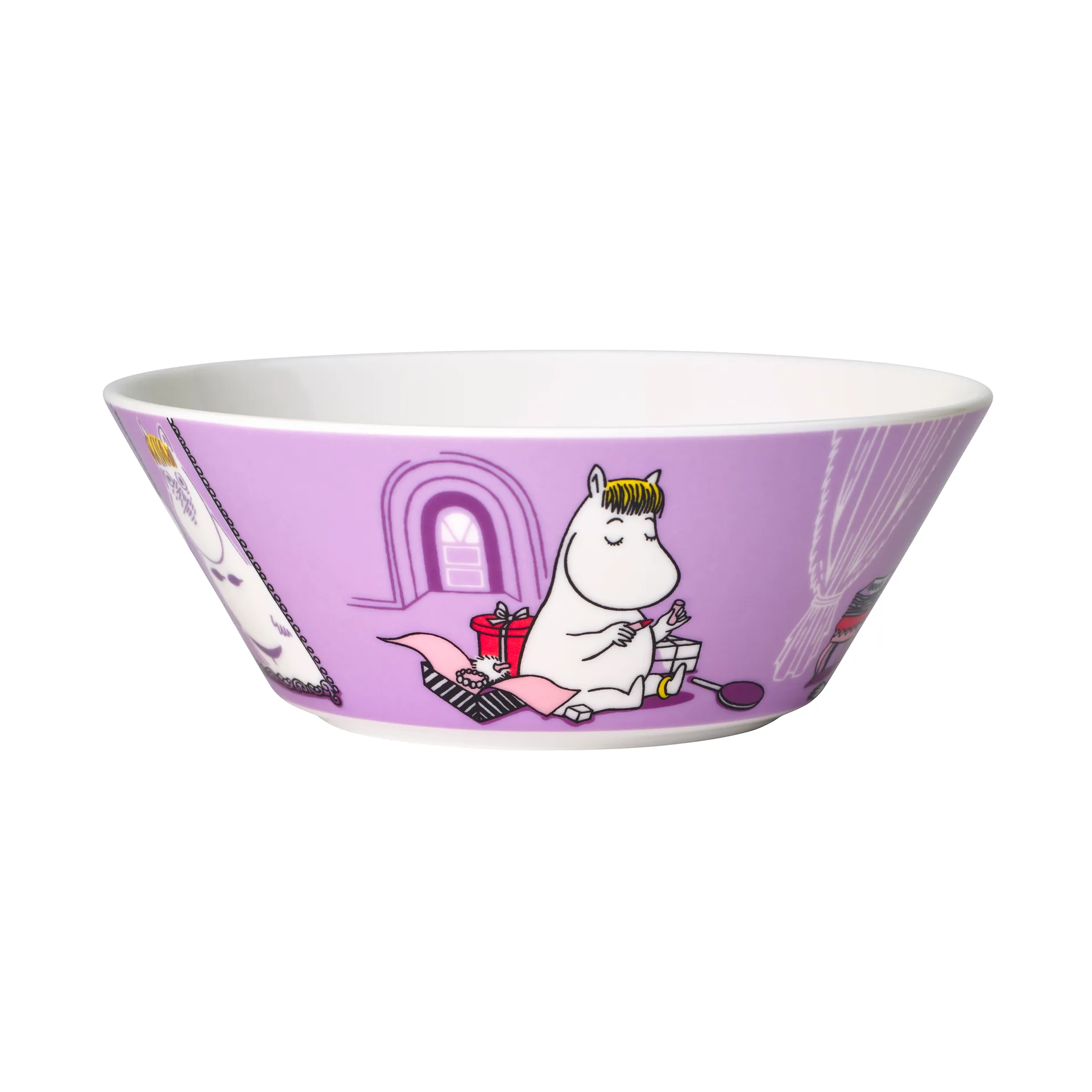 Niiskuneiti-muumikulho, purppura, purppura Moomin Arabia