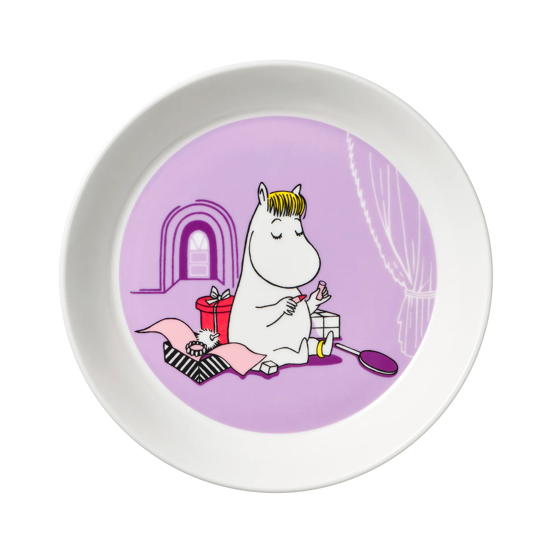 Niiskuneiti-muumilautanen, purppura, purppura Moomin Arabia