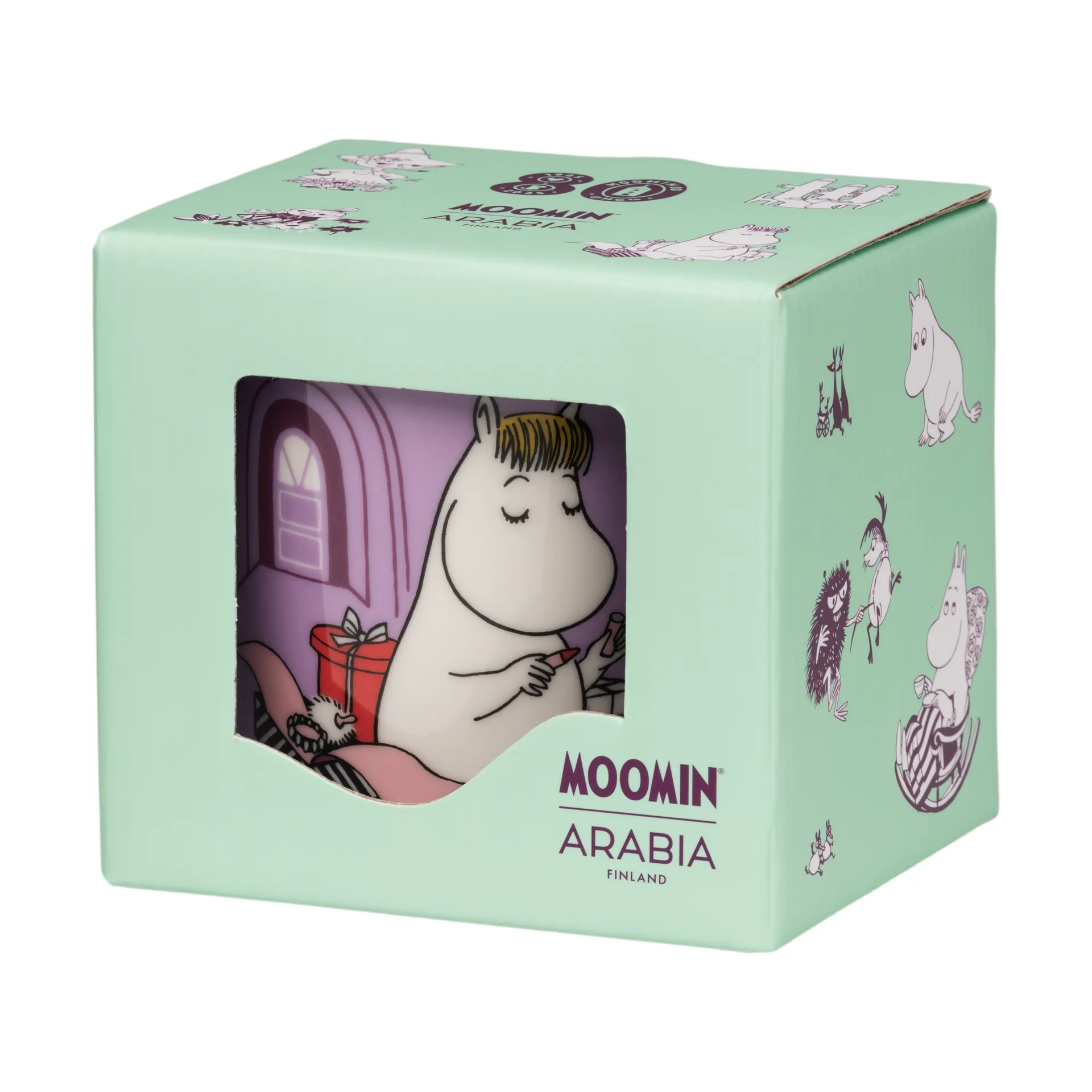 Niiskuneiti muumimuki 80-vuotisjuhla, 30 cl Moomin Arabia