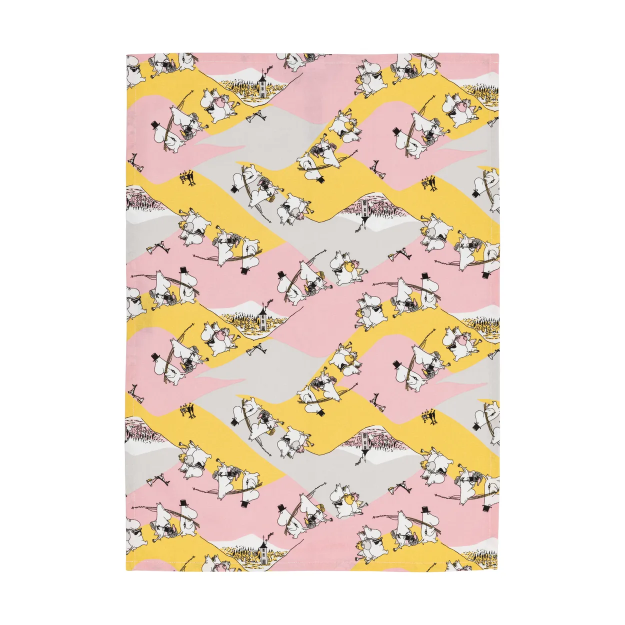 Moomin Arabia Perhehetki Muumi keittiöpyyhe 50x70 cm
