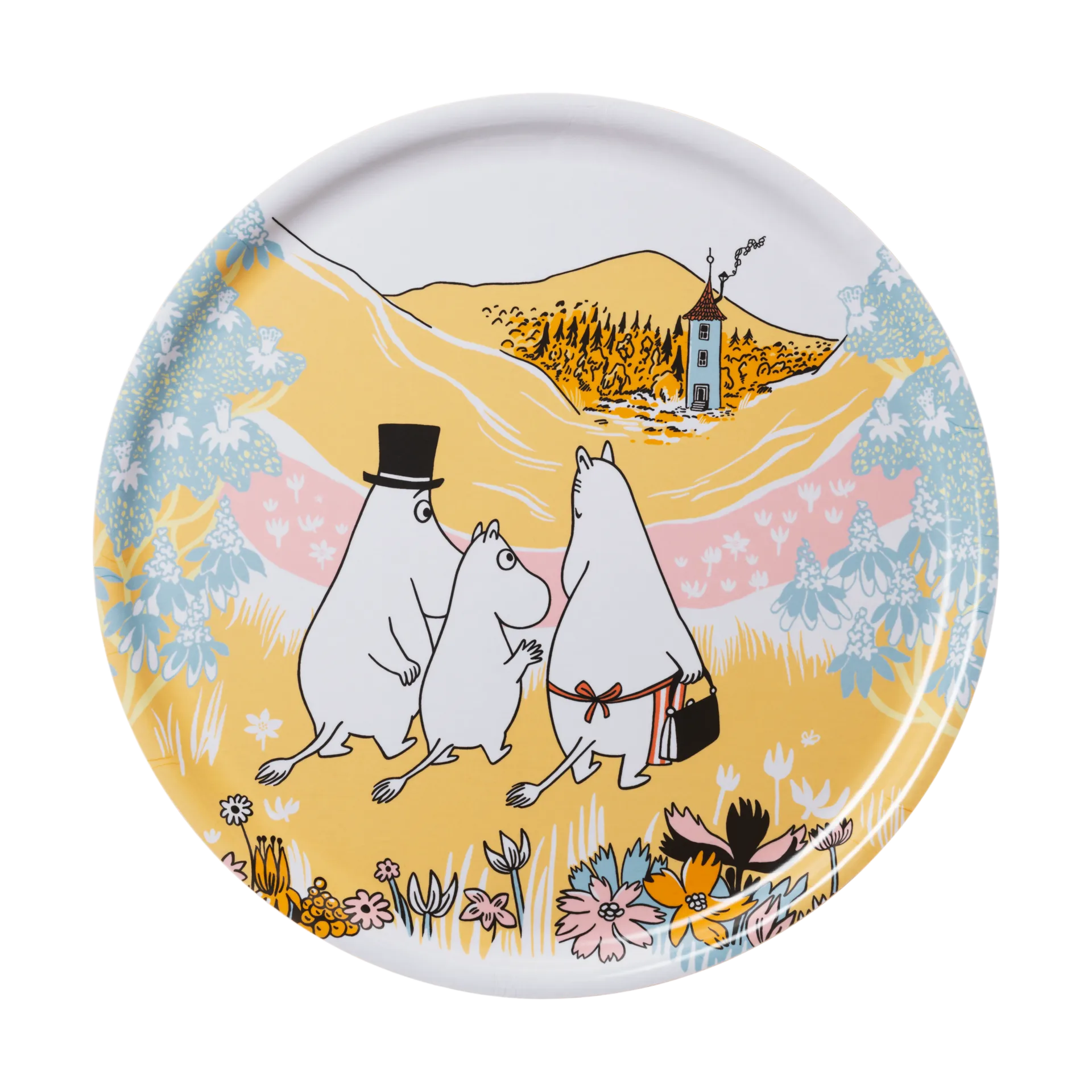Perhehetki Muumi-tarjotin, Ø35 cm Moomin Arabia