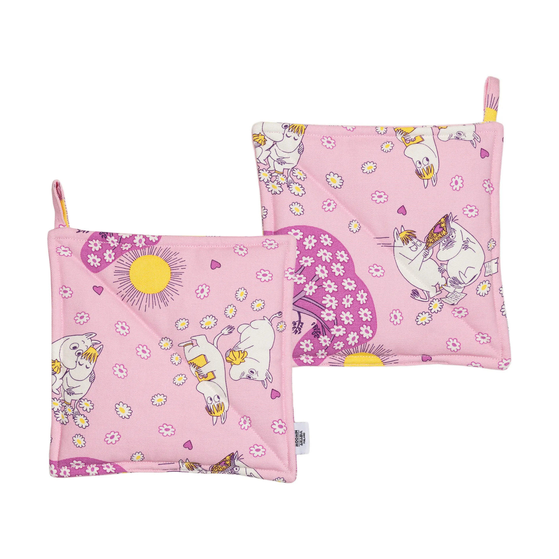 Rakastunut Muumi patalaput 2-pack, 22×22 cm Moomin Arabia