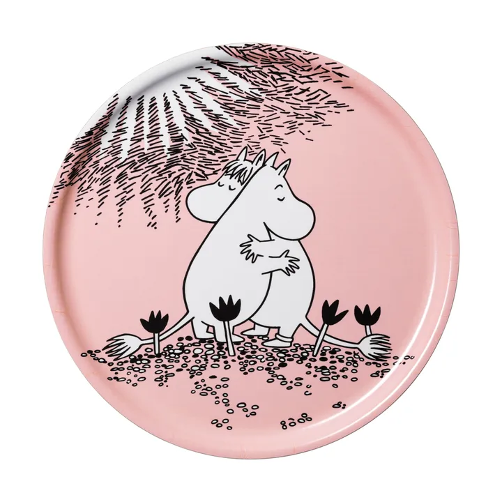 Rakkaus Muumi tarjotin - Ø35 cm - Moomin Arabia
