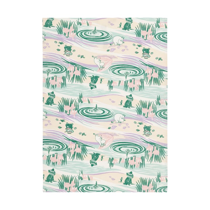 Rantapäivä Muumi keittiöpyyhe - 50x70 cm - Moomin Arabia