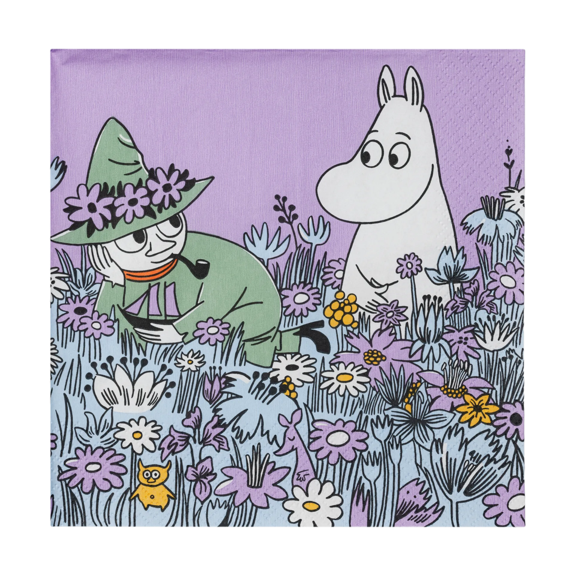 Sydänystävät paperinen lautasliina 33x33 cm 20-pakkaus, Monivärinen Moomin Arabia