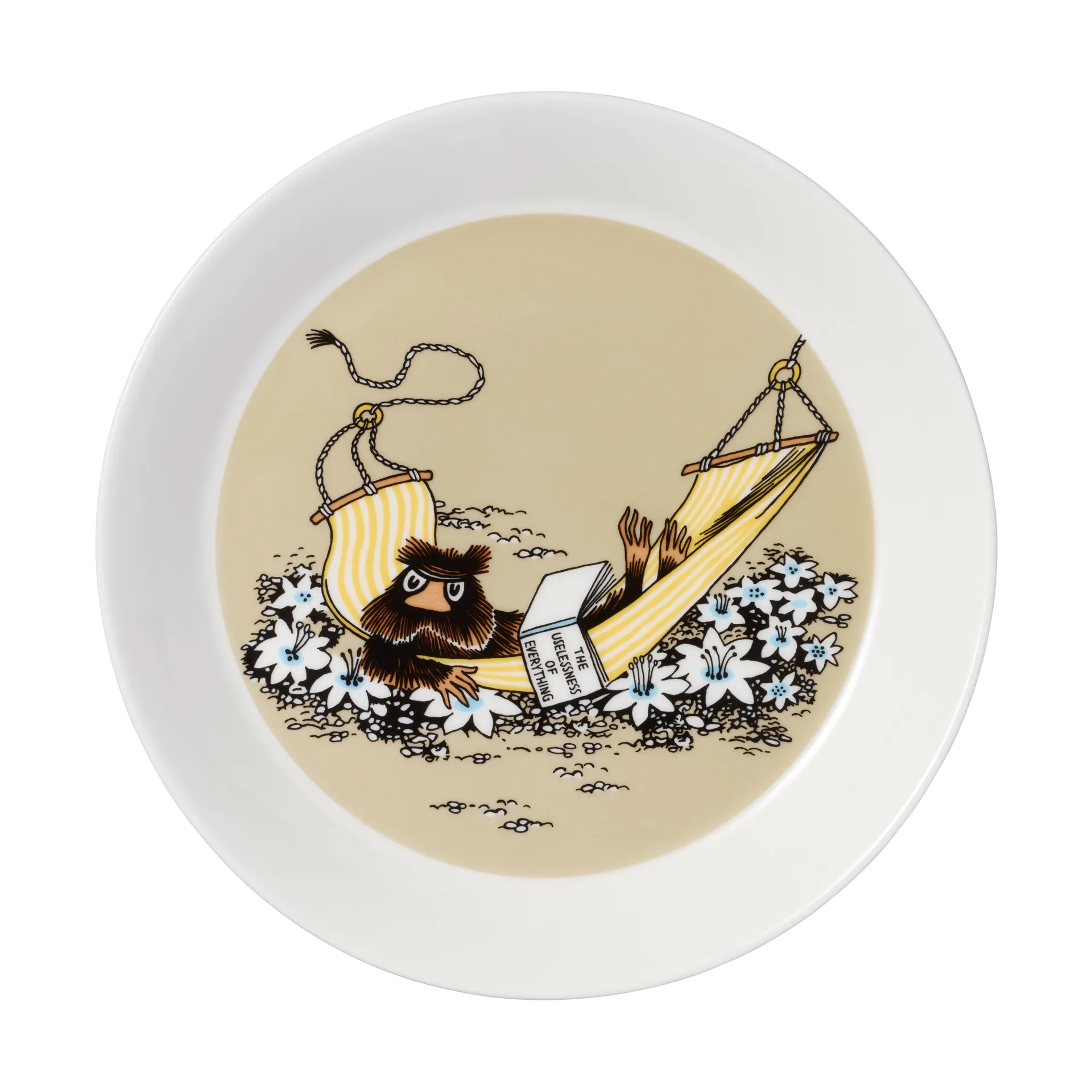 The Muskrat Muumilautanen Ø19 cm, Beige Moomin Arabia