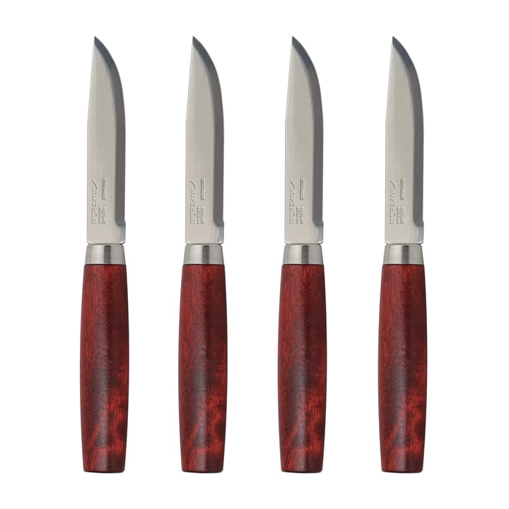 Mora-veitsi Classic Steak Knife, 4-pakkaus, Punainen Morakniv