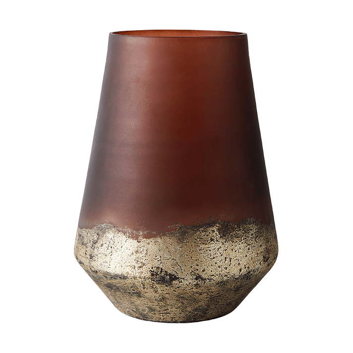 Lana maljakko Ø18x26 cm, Brown-gold MUUBS