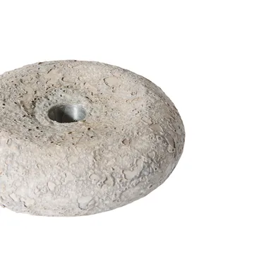 Luna kynttilänjalka - Harmaa, Ø13×4,8 cm - MUUBS