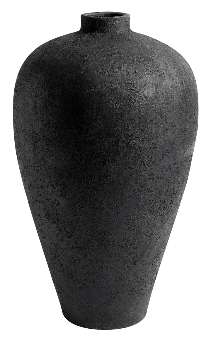 Luna ruukku 80 cm, Musta-terracotta MUUBS
