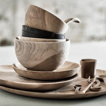 Muubs tiikki lautanen 18 cm - Luonnonvärinen - MUUBS