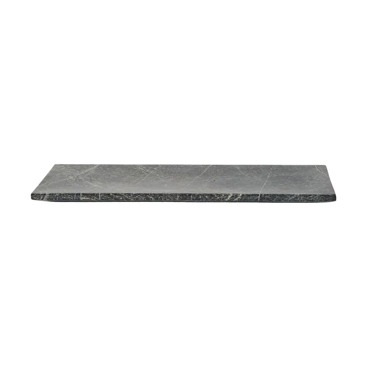 Valkoinen koristealusta - Meriruoho, 30×12 cm - MUUBS