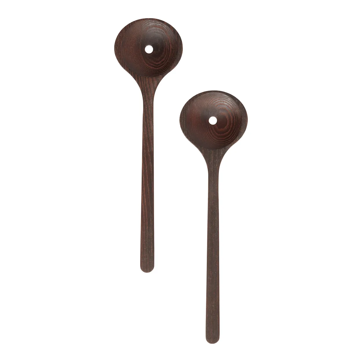 MUUBS Yami salaattiottimet 30 cm, 2-pakkaus Ruskea