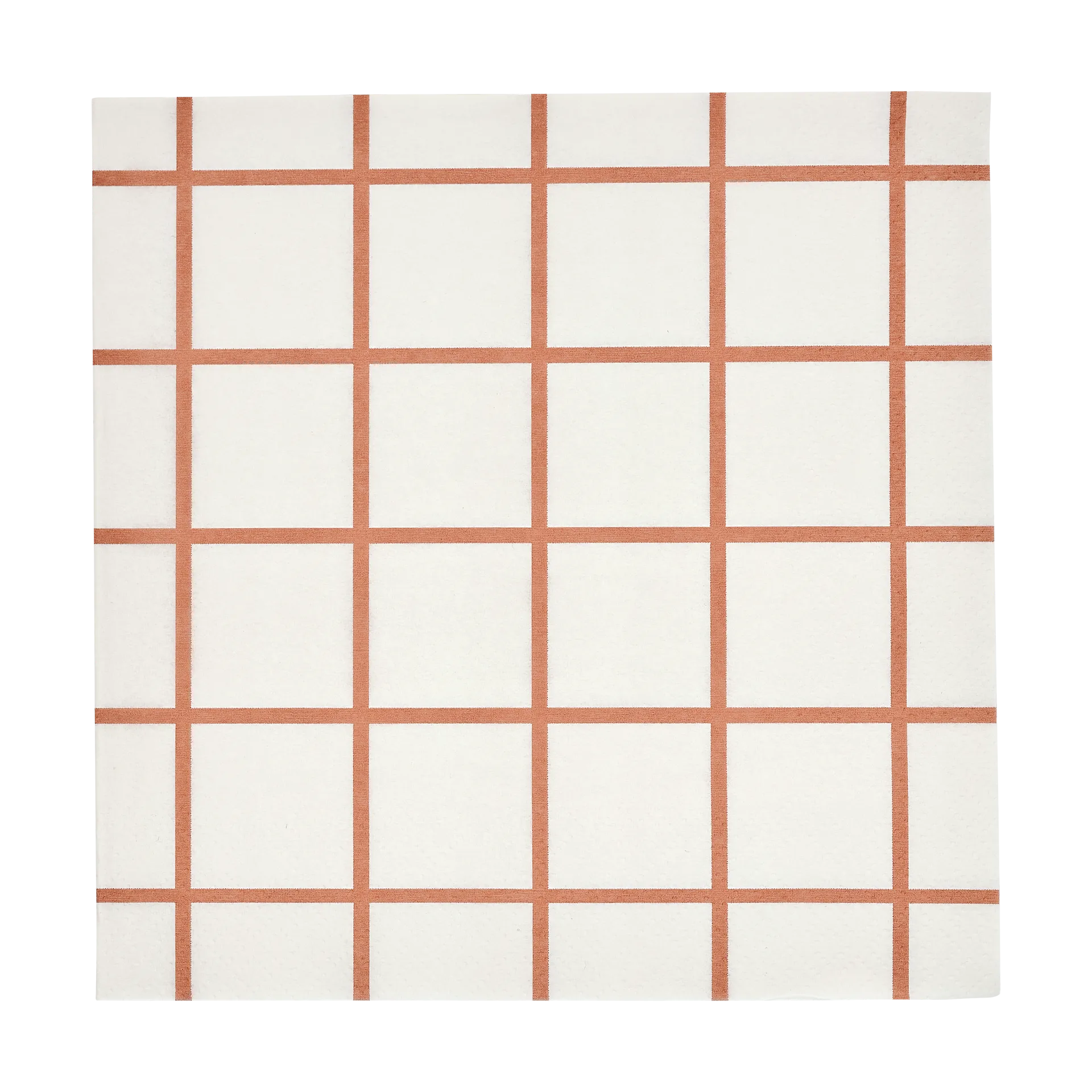 Check & Stripes paperinenäliina 25x25 cm 20-pack, Beige Muurla