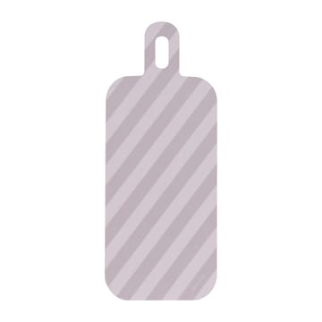 Checks & Stripes -tarjotin 13 x 33 cm - Amber-grey - Muurla