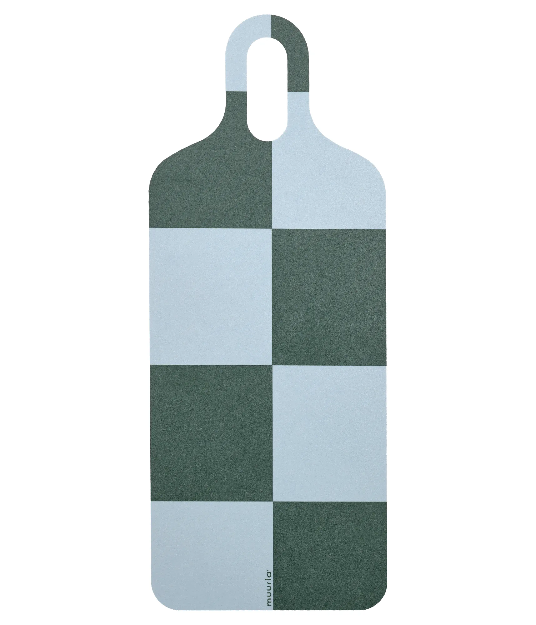 Checks & Stripes -tarjotin 13 x 33 cm, Brown-pink-green Muurla