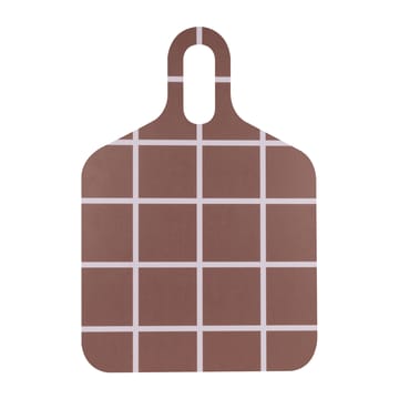 Checks & Stripes -tarjotin 30 x 44 cm - Brown-beige - Muurla