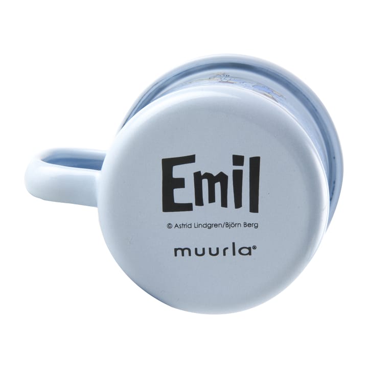 Emil blue -emalimuki 1,5 dl, Light blue Muurla