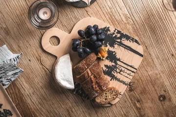 Forest leikkuulauta 25x32 cm - luonnonvärinen-musta - Muurla