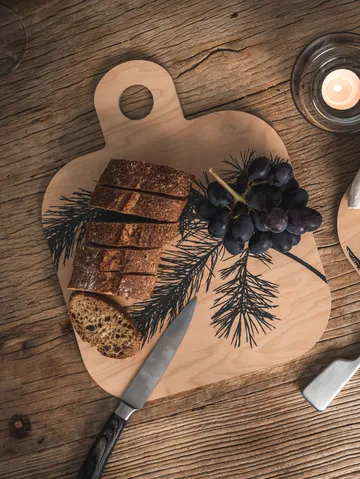 Forest leikkuulauta 25x32 cm - luonnonvärinen-musta - Muurla