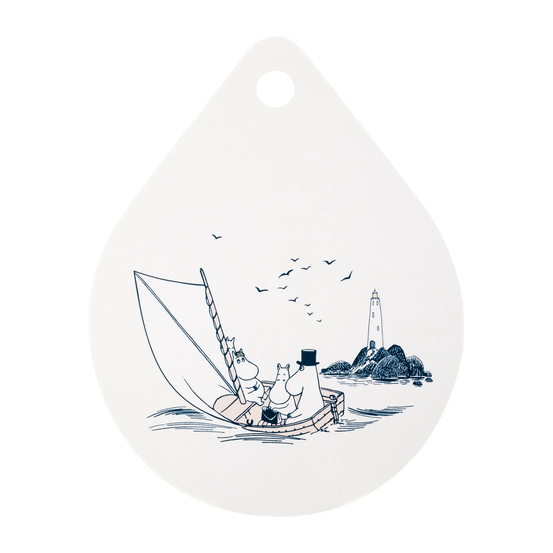Moomin Chop & Serve -leikkuulauta 21 x 27 cm, Sailors Muurla