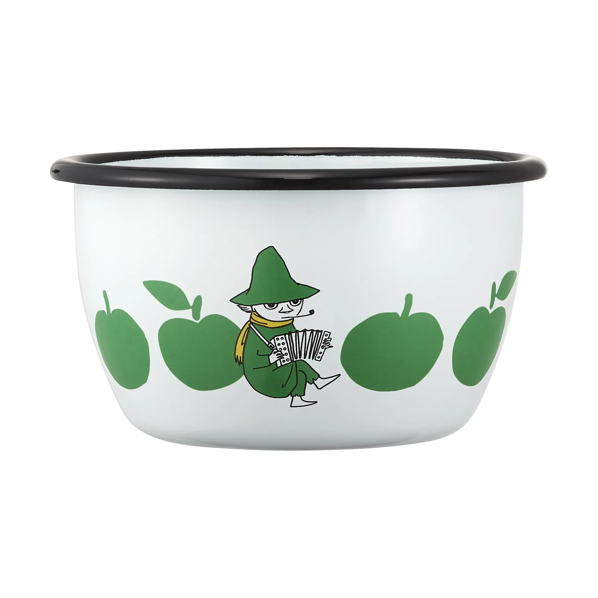 Moomin emalikulho 60 cl, Iloiset omenat Muurla