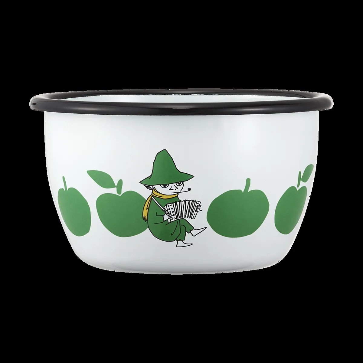 Muurla Moomin emalikulho 60 cl Iloiset omenat