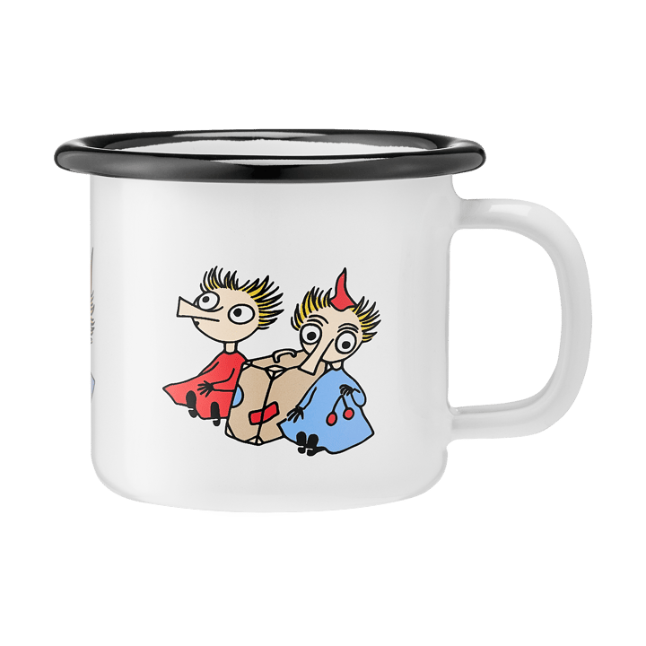 Moomin emalimuki 1,5 dl - Thingumy and bob - Muurla