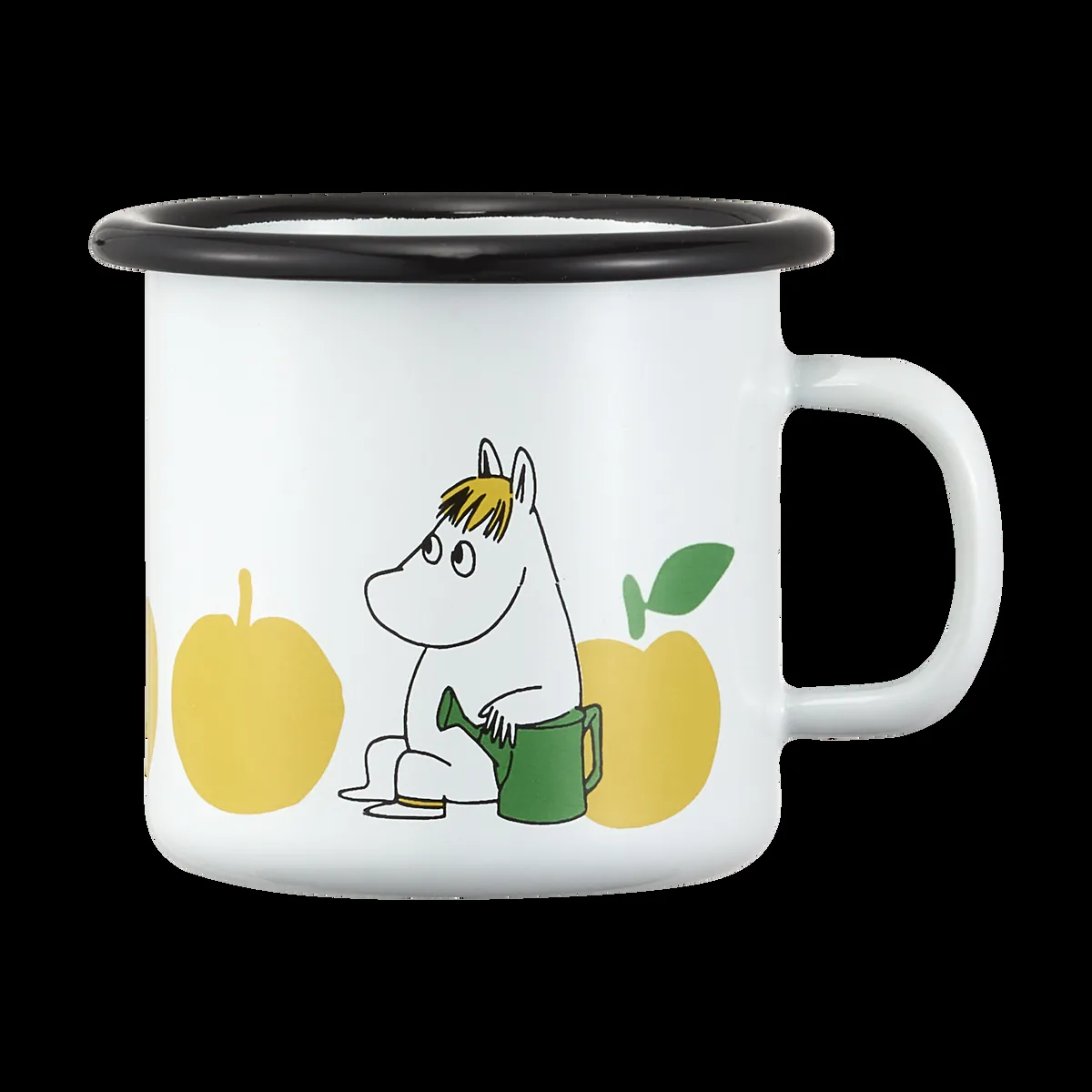 Muurla Moomin emalimuki 25 cl Iloiset omenat