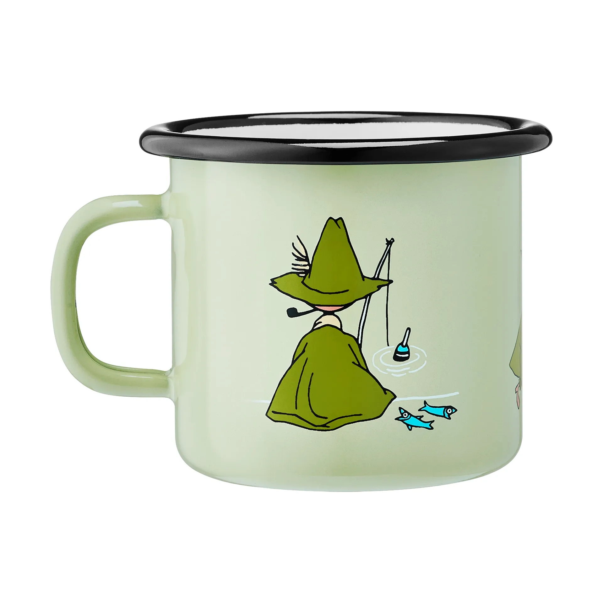 Moomin emalimuki 2,5 dl, Snufkin Muurla