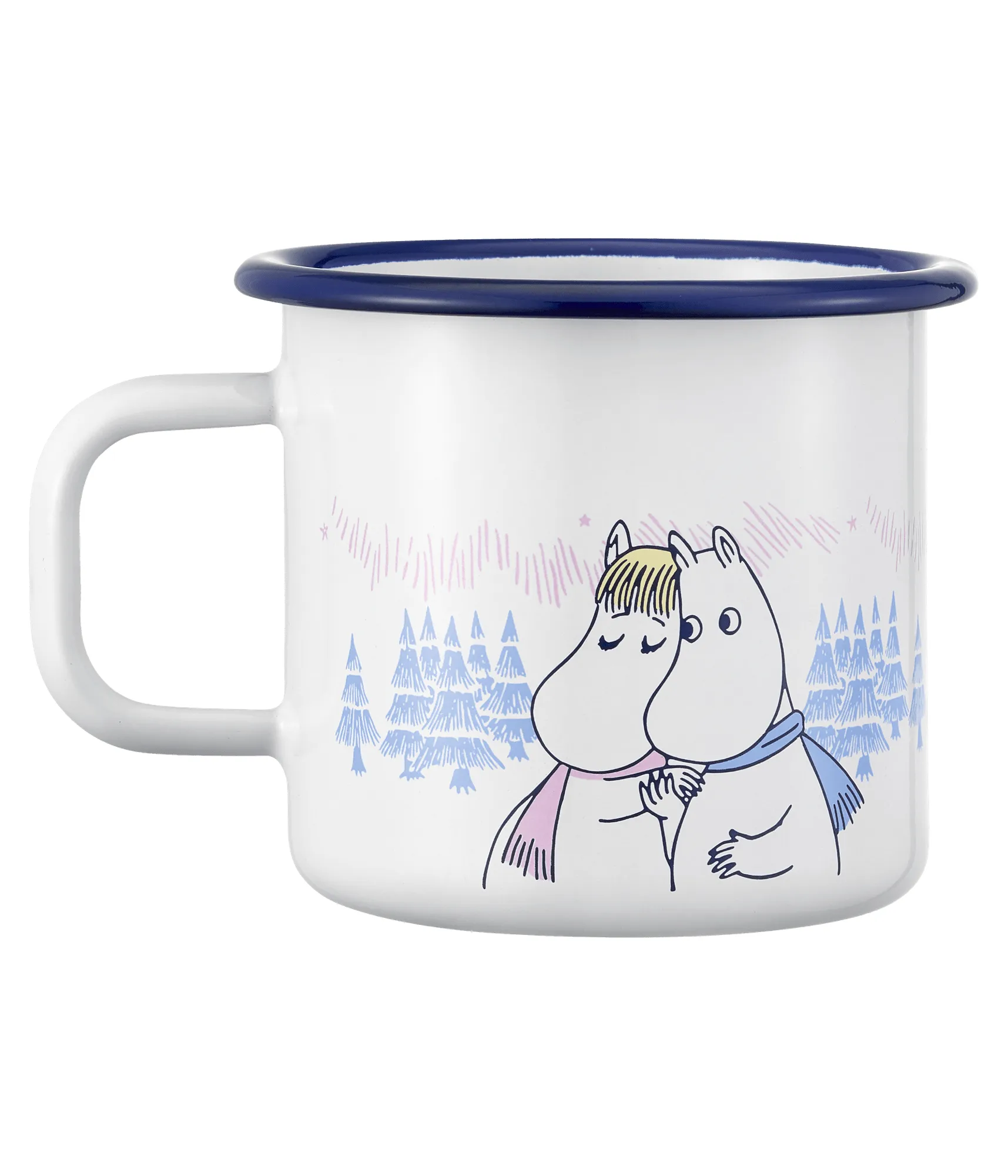 Moomin emalimuki 37 cl, Frosty Day Muurla